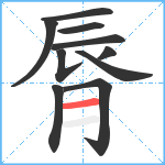 脣笔顺分解图片10