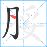 脮笔顺分解图片3