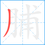 脯笔顺分解图片1