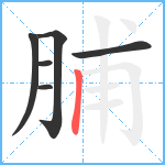 脯笔顺分解图片6