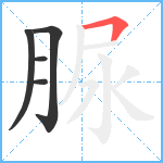 脲笔顺分解图片5