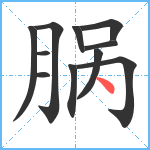 脶笔顺分解图片11