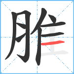 脽笔顺分解图片10