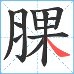 腂笔顺分解图片12