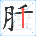 腄笔顺分解图片7