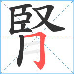 腎笔顺分解图片10