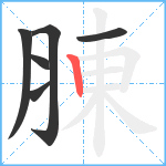 腖笔顺分解图片6