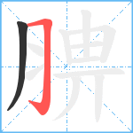 腗笔顺分解图片2