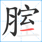 腟笔顺分解图片11