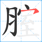 腟笔顺分解图片7