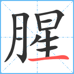 腥笔顺分解图片13