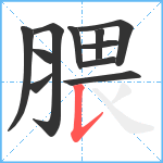 腲笔顺分解图片11