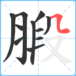 腶笔顺分解图片11