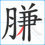 膁笔顺分解图片13