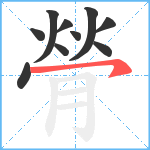 膋笔顺分解图片10