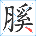 膎笔顺分解图片14