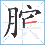 膑笔顺分解图片10