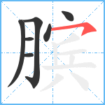 膑笔顺分解图片7