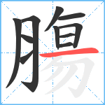 膓笔顺分解图片11