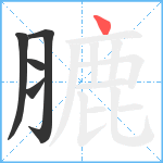 膔笔顺分解图片5