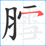 膤笔顺分解图片7