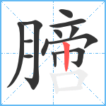 膪笔顺分解图片13