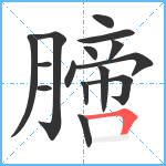 膪笔顺分解图片15