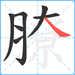 膫笔顺分解图片7