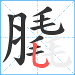 膬笔顺分解图片12