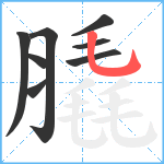 膬笔顺分解图片8