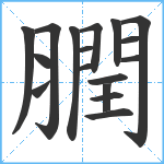 膶笔顺分解图片17