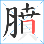 膹笔顺分解图片11