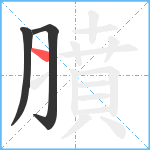 膹笔顺分解图片3