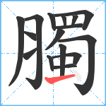 臅笔顺分解图片16