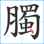 臅笔顺分解图片17