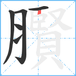 臔笔顺分解图片6