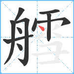 艝笔顺分解图片11