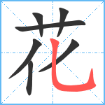 花笔顺分解图片7