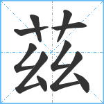 茲笔顺分解图片11