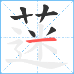 蒾笔顺分解图片7