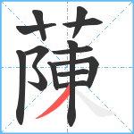 蔯笔顺分解图片14