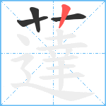 薘笔顺分解图片4