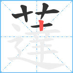 薘笔顺分解图片6