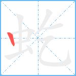 虼笔顺分解图片1
