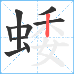 蜲笔顺分解图片9