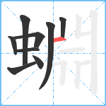 蜵笔顺分解图片9