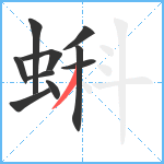 蝌笔顺分解图片10