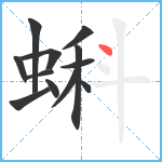 蝌笔顺分解图片12