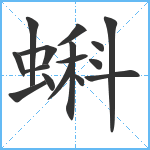 蝌笔顺分解图片16