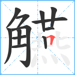 觾笔顺分解图片13